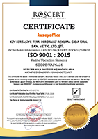 KUZEY KIRTASİYE ISO 9001